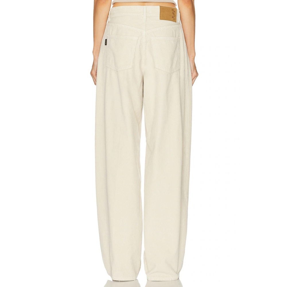 Haikure Bethany Wide Leg Corduroy Pants Beige Cotton Made in Italy NWT - Picture 3 of 7